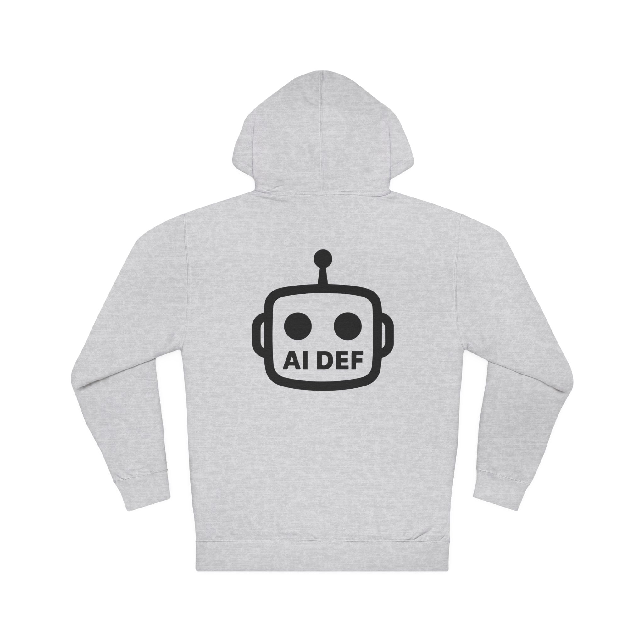 AI Def Bot Hoodie Grey