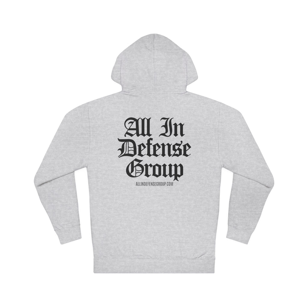 All In Defense Group Hoodie Grey